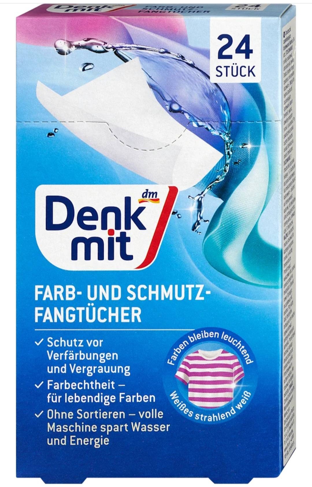 Листы Denk Mit Ловушки цвета для стирки Denk mit 24 шт