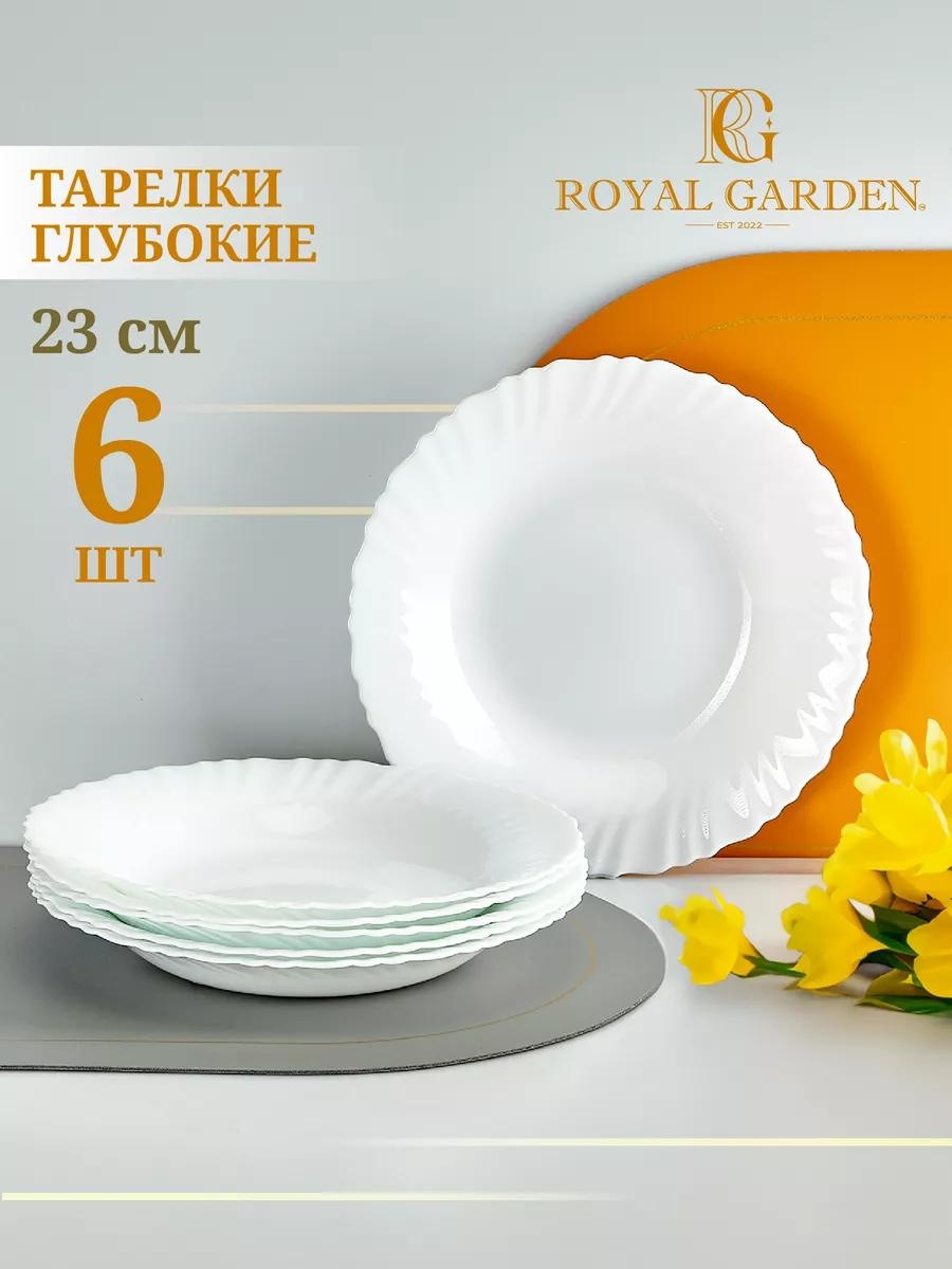 Тарелка 10 см, 6 шт, керамика, стекло, фарфор