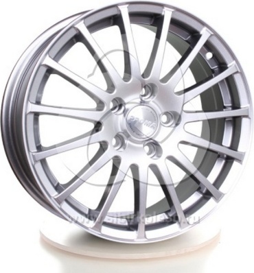 PROMA RS Неро 57.1 6.5x16/5x100 D57.1 ET38 4 диска черный, серебристый, графит