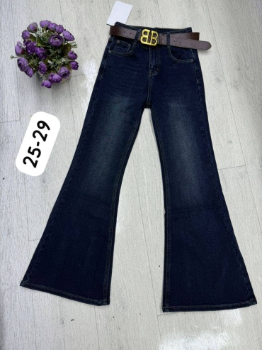 Джинсы клеш темно-синий