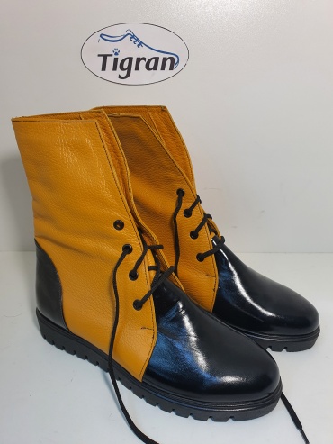 Полуботинки Tigran желтый