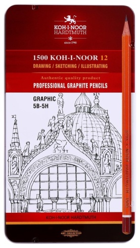 Карандаш KOH-I-NOOR 2334245, 5B, 5H, 12 шт