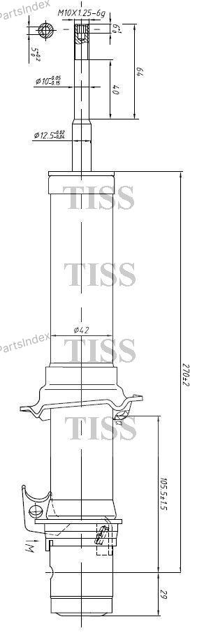 Амортизатор JD Амортизатор Подвески JAA0138