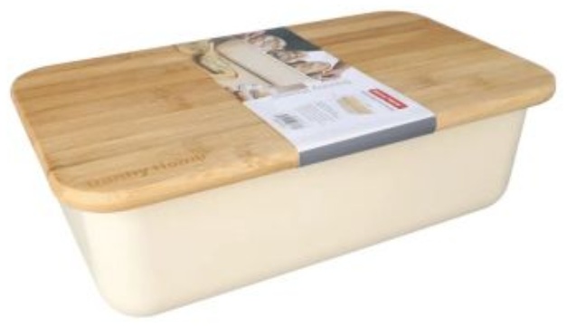 Danny Home хлебница DH3147, пластик, бамбук