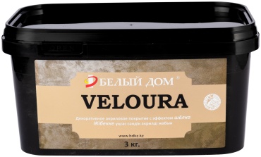 Белый Дом Veloura Diamond акриловая основа, тон бесцветный 3 кг