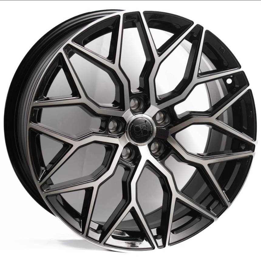 Kipardo FF507 8.5x19/5x114.3 D73.1 ET35 4 диска черный, серебристый