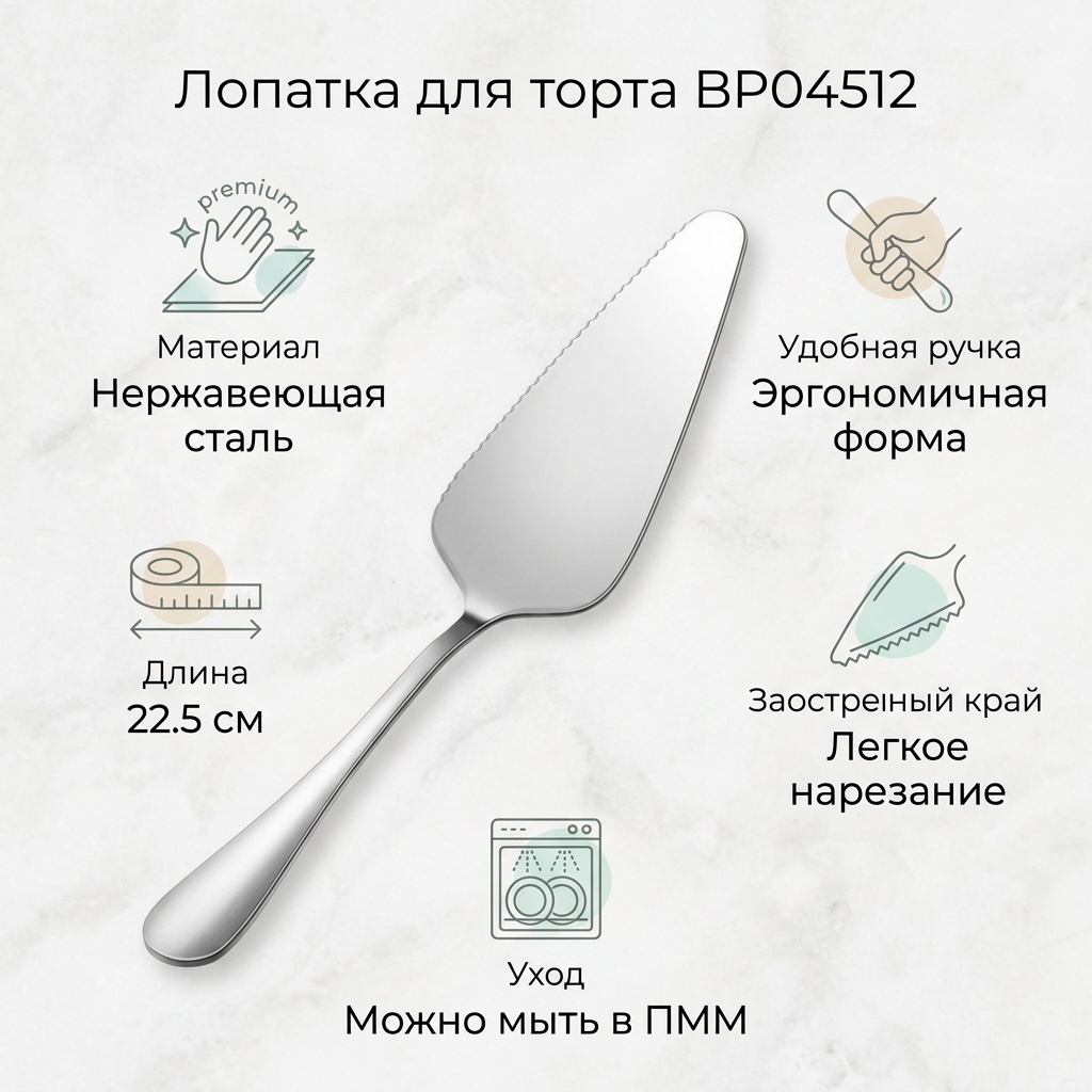 Тортница BP04512 овальная 1 шт