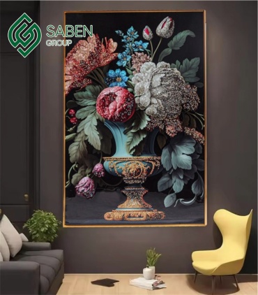 Saben картина Картина Цветы в Вазе 70x100 см