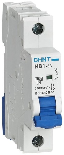 CHINT автоматический выключатель 1P 25 A, 6 кА, 230/400 В