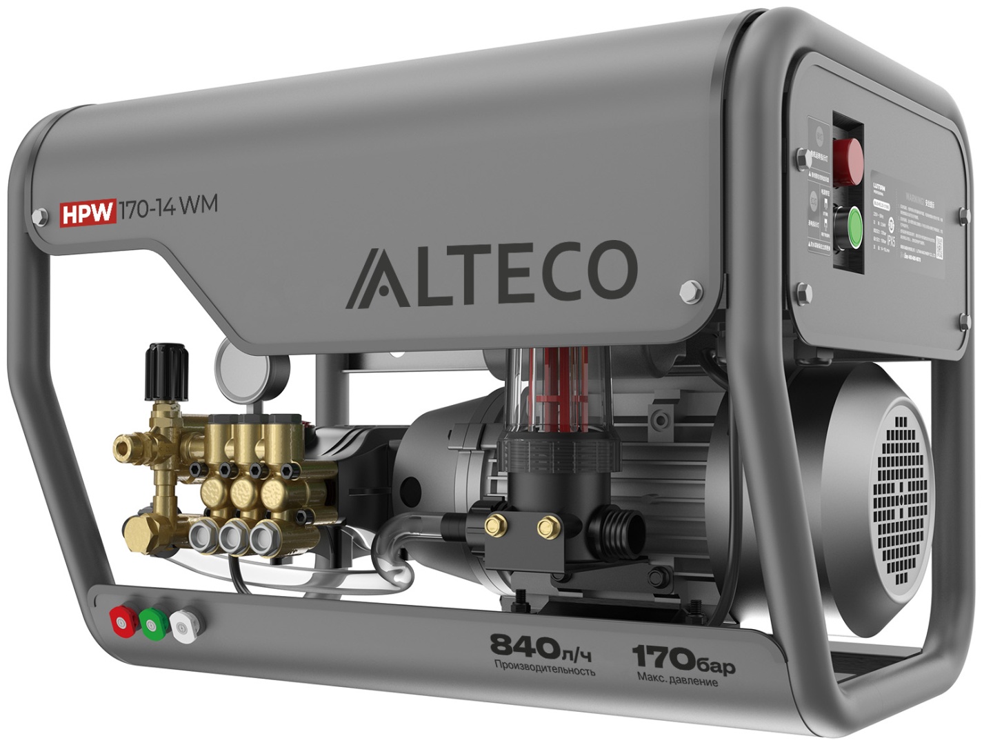 Мойка высокого давления ALTECO электрический 170 бар, HPW 170-14 WM 83438