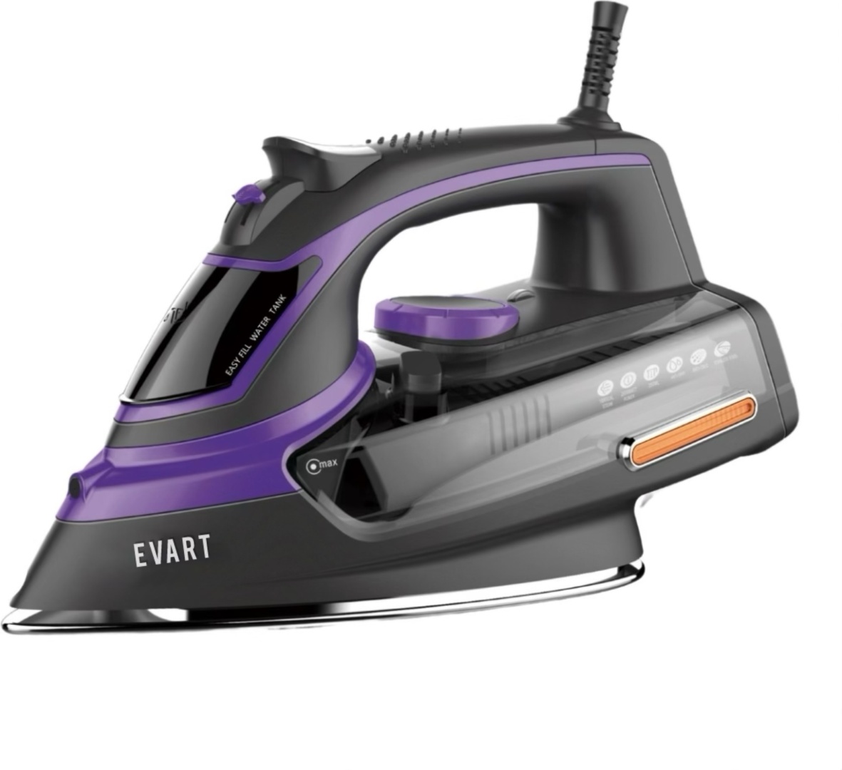 Утюг Evart EV-891 черный, фиолетовый