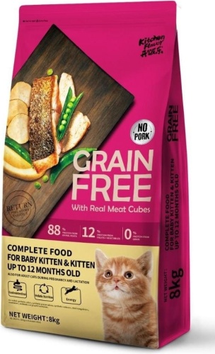 Kitchen Flavor Kitten для котят курица, индейка, рыба 8 кг