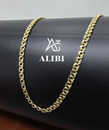 ALIBI 560875728 длина 55 см, вес 3.1 г золото, плетение бисмарк