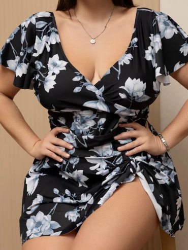 Купальник слитный Fashion Style черный