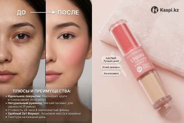 Liquid Concealer & Blusher тональный крем 01 9 мл