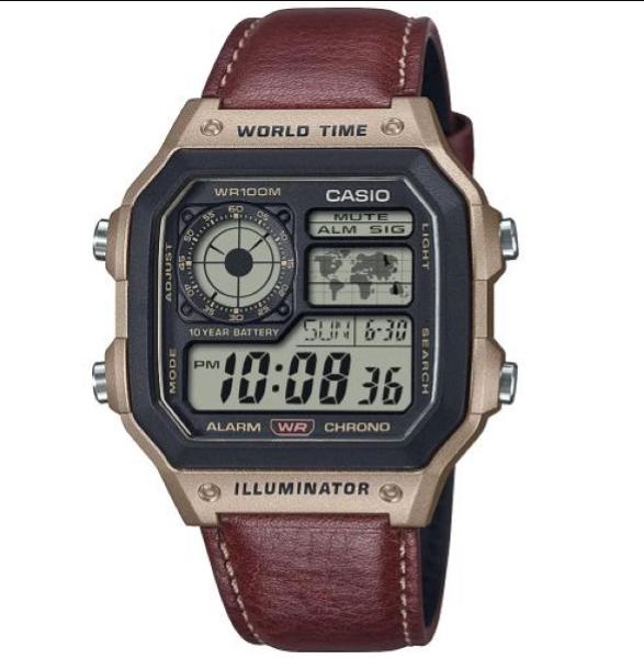 Кварцевые CASIO AE-1200WHL-5AVEF полимер