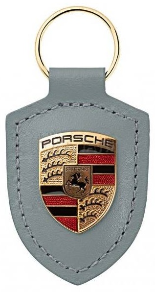 Брелок Porsche WAP0503500PWSA 8,5 X 4 см натуральная кожа, латунь 1 шт
