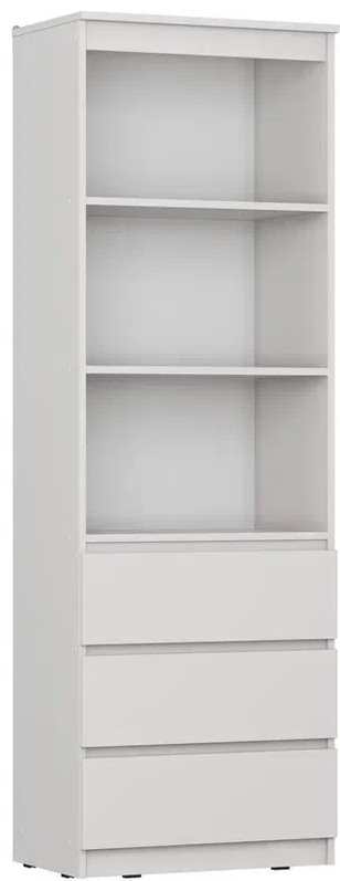 Стеллаж напольный GreenMebel Nord S-01, 60.4x35x179.6 см, белый
