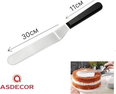 Asdecor шпатель кондитерский 926ИЛ Лопатка большая 1 шт