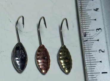 Мормышка Блес Морк 1.6 3 шт 0.7 мм Никель,бронза,медь