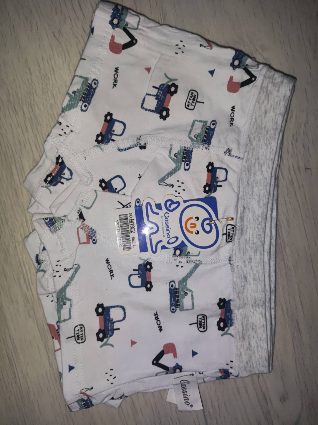 Боксеры Cassino белый