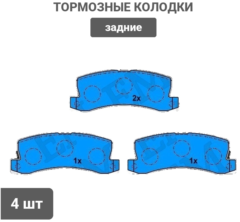 Колодки PATRON PBP478