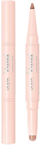 PUPA Помада + карандаш для губ Vamp! Creamy Duo Lip Contouring Pencil&Shiny Lipstick помада-карандаш 015 Fair Warm Nude