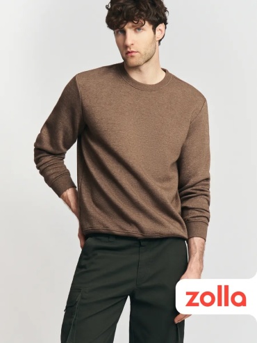 Свитшот Zolla коричневый