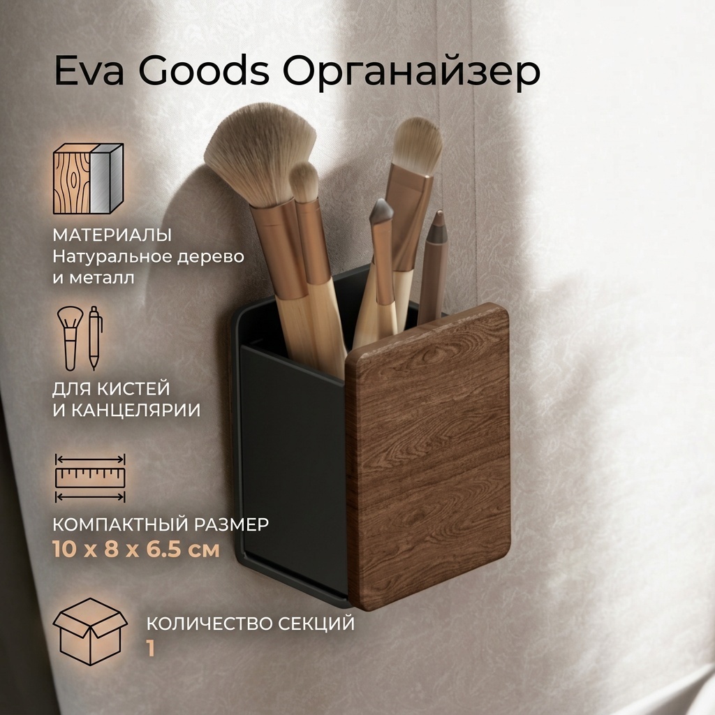 Eva Goods органайзер металл, дерево