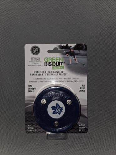 Тренировочная шайба GREEN BISCUIT Шайба Green Biscuit NHL Toronto Maple Leafs BLU черный