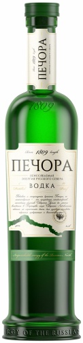 Водка Печора классическая зерновой 40% 0.5 л