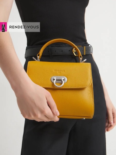 Мини-сумка Tendance экокожа желтый