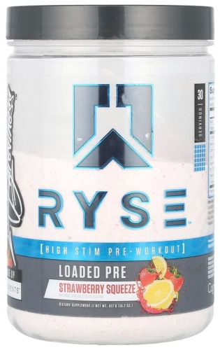 RYSE Loaded Pre, клубничный сок, 417 г (14,7 унции) клубничный сок