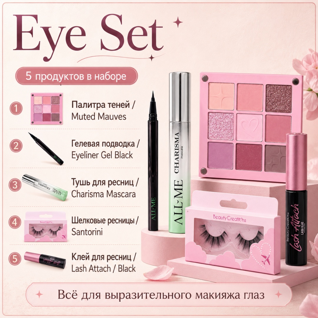 Beauty Creations Набор Eye Set набор декоративной косметики для женщин