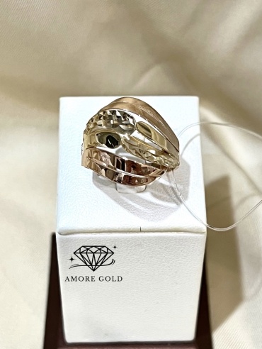 Кристалл-L 11100-1149 Amore gold размер 19.5 вес 3.86 г золото, без вставок