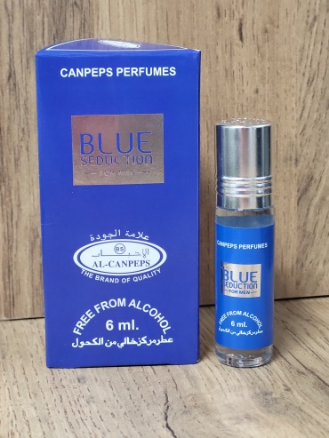 Al-Canpeps Blue Seduction парфюмерное масло 6 мл, для мужчин