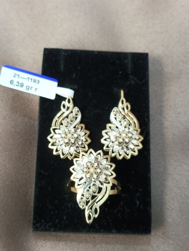 Cristal RR Gold 11-1193 вес 10.17 г золото, фианит