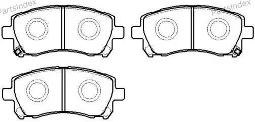 Колодки HSB HP5044
