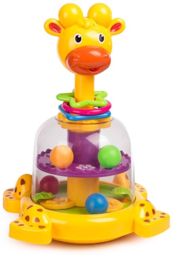 Интерактивная игрушка Baby Go Жираф с вертушкой