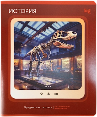 Общая тетрадь BG 63826 "История", 48 л, А5, клетка, мягкая обложка, 1 шт