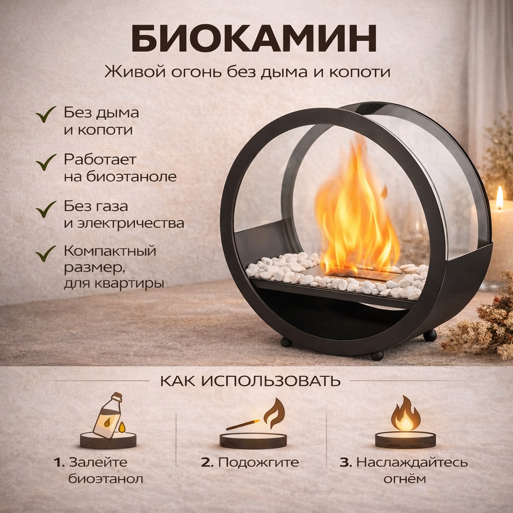 CHIC SPACE биокамин Circle