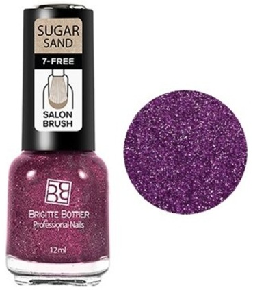 Brigitte Bottier лак лак Лак для ногтей сахарный SUGAR SAND искрящийся малиновый №311,12 мл 12 мл