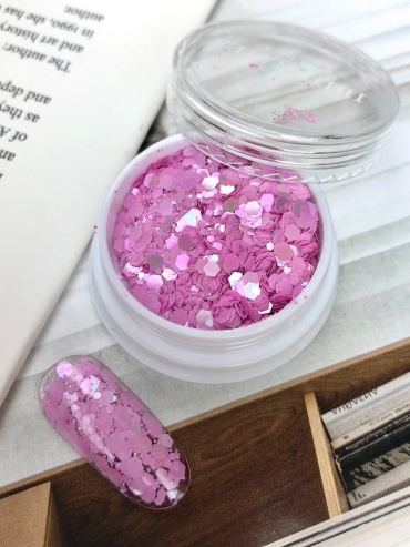 IBDI Nails глиттер OPAL Rose 1 шт
