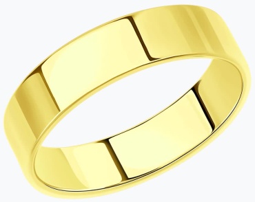 Обручальное кольцо KARATOV T900019194VMGOLD размер 15.5 вес 2.3 г золото, без вставок