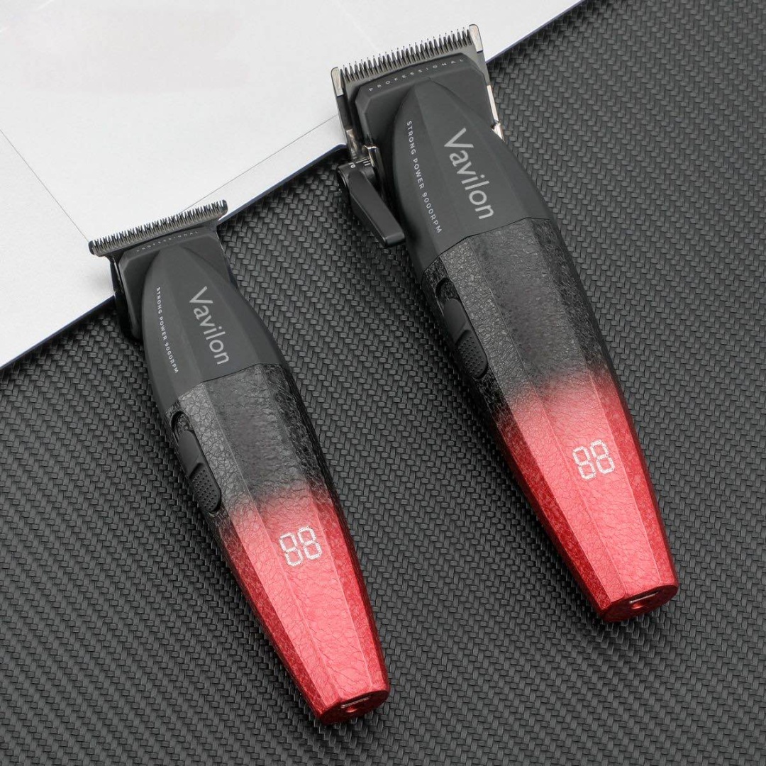 Vavilon набор для стрижки V-640-GR черный, красный