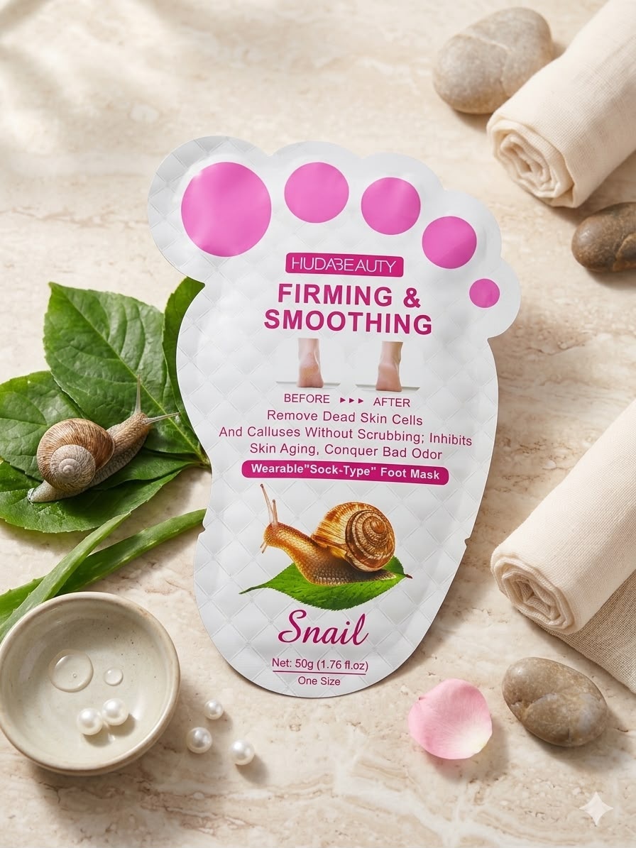 Huda Beauty носочки для ног Snail 1 пара