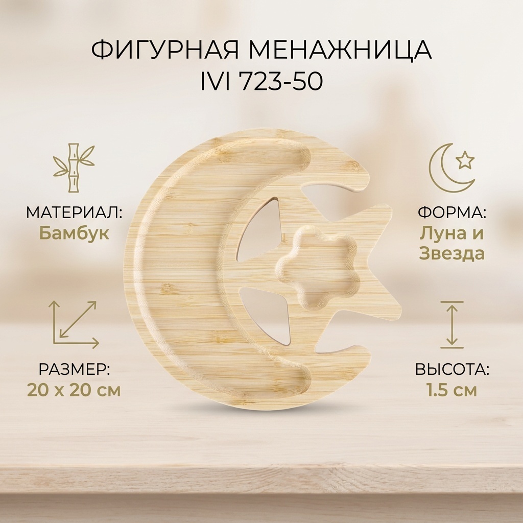 IVI менажница 723-50 фигурная 1 шт