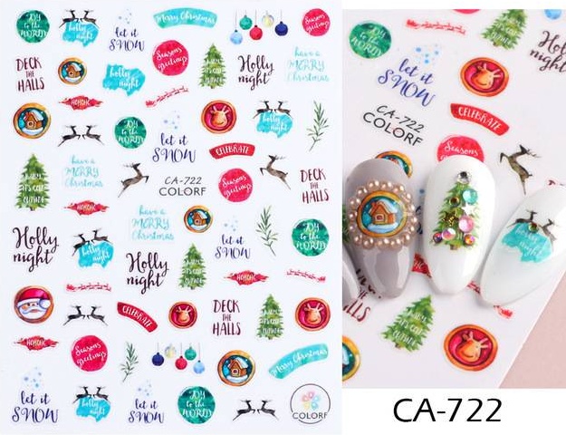 Colorf слайдеры Новый год set 02 4 шт