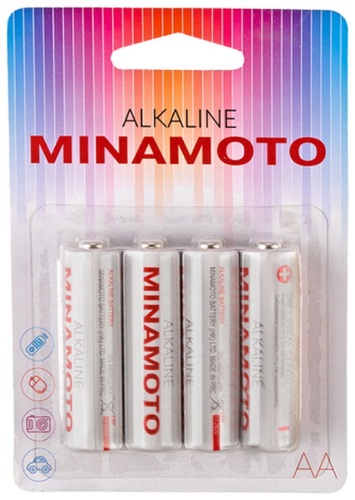 Батарейка AA MINAMOTO 4 шт