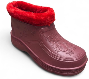 Галоши Eco style бордовый